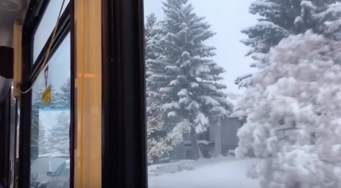 Nel sud del Canada nevica già!